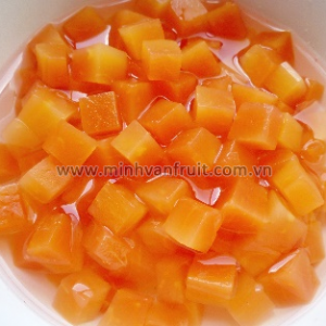 Canned Red Papaya Dices 1