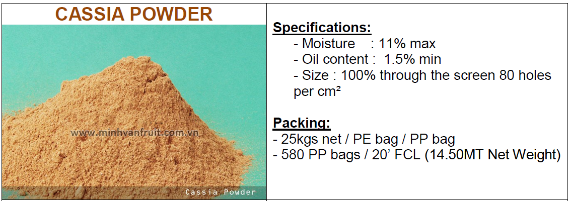 Cassia Powder